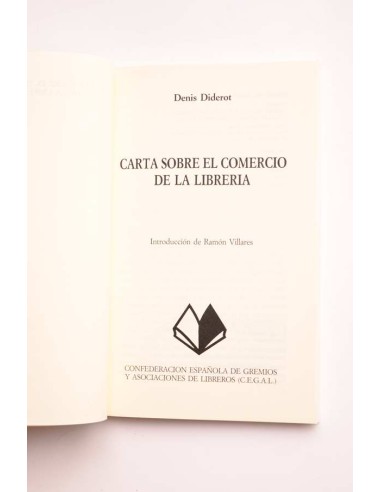 Carta sobre el comercio de la librería