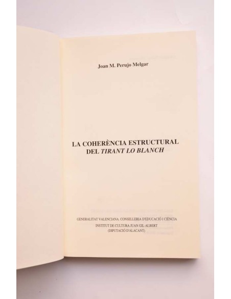 La coherència estructural del Tirant Lo Blanch
