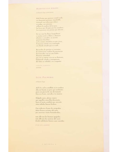 Otros poemas para el pintor Ramón Gaya
