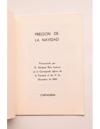 Pregón de Navidad en Cartagena