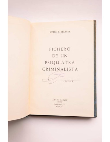 Fichero de un psiquiatra criminialista