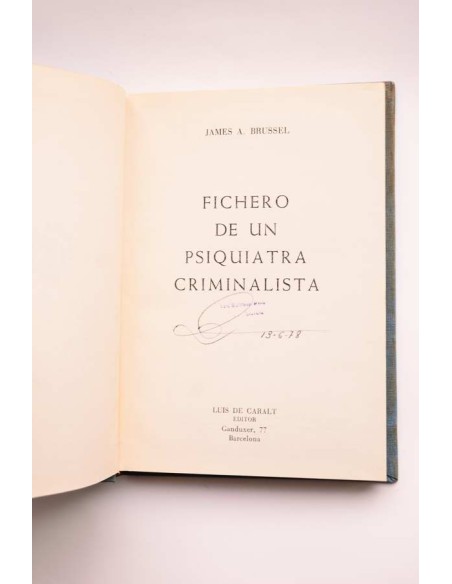 Fichero de un psiquiatra criminialista