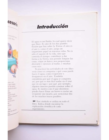 Ciencia en acción. Experimentos con agua