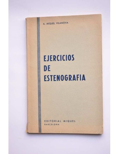 Ejercicios de estenografía