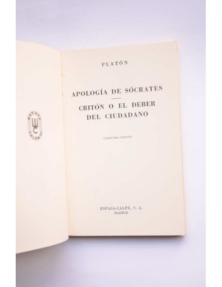 Apología de Sócrates , Critón , Carta VII