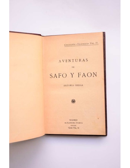 Aventuras de Safo y Faon