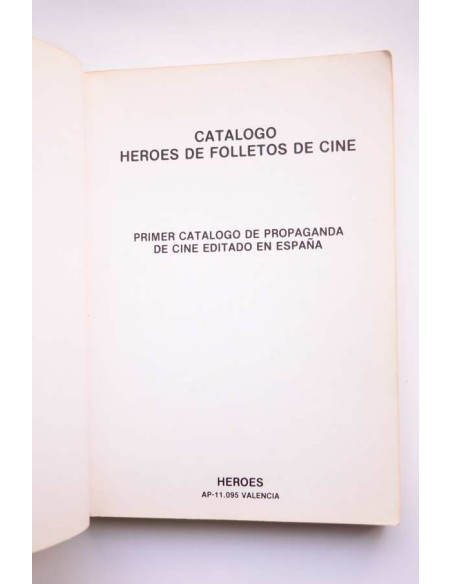 Catálogo de héroes de folletos de cine