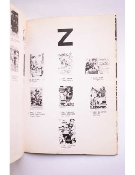 Catálogo de héroes de folletos de cine