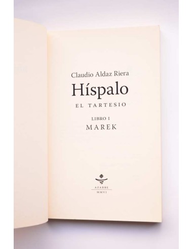 Híspalo el tartesio. Libro I. Marek
