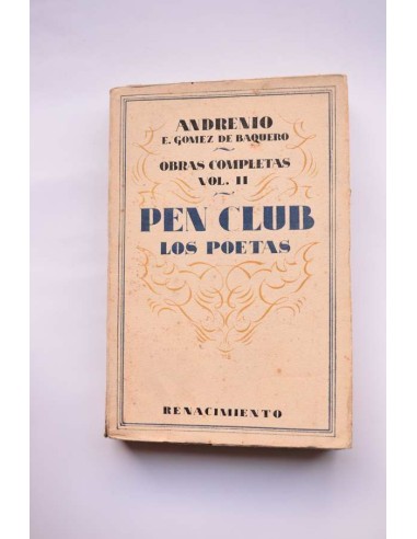 Pen Club. Los poetas