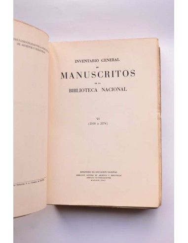 Inventario general de manuscritos de la...
