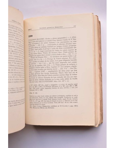 Inventario general de manuscritos de la Biblioteca Nacional. VI (2100 a 2374)