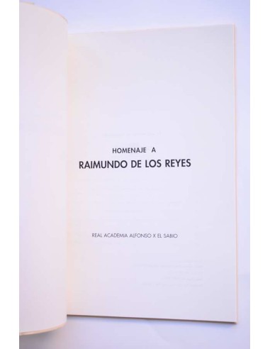 Homenaje a Raimundo de los Reyes