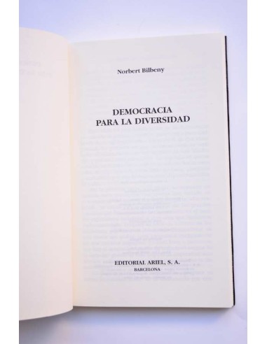 Democracia para la diversidad