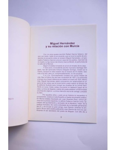 Miguel Hernández y su relación con Murcia