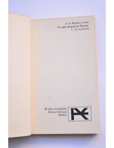 Un siglo después de Darwin. Tomo I. La evolución 2