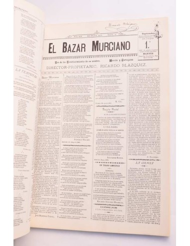 El Bazar murciano : facsimil de los periódicos...