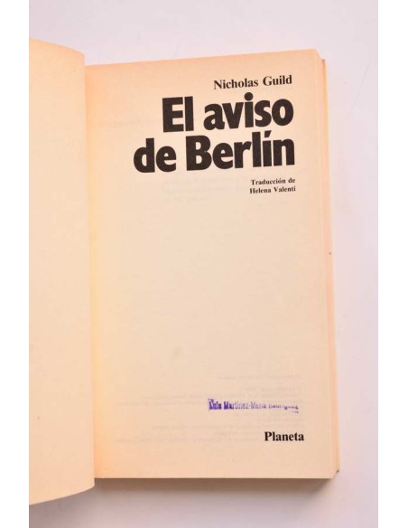 El aviso de Berlín