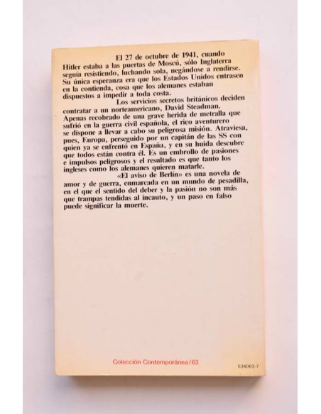 El aviso de Berlín