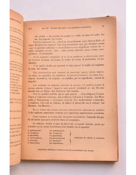 Lingüística española y metodología de la enseñanza del idioma