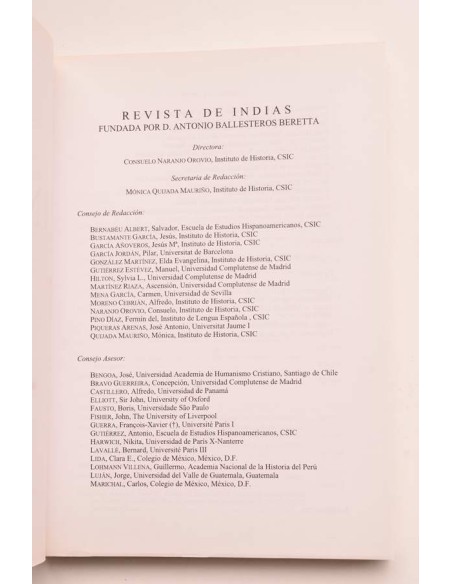 Revista de Indias. Vol. LXIII, nº 228, mayo - agosto, 2003