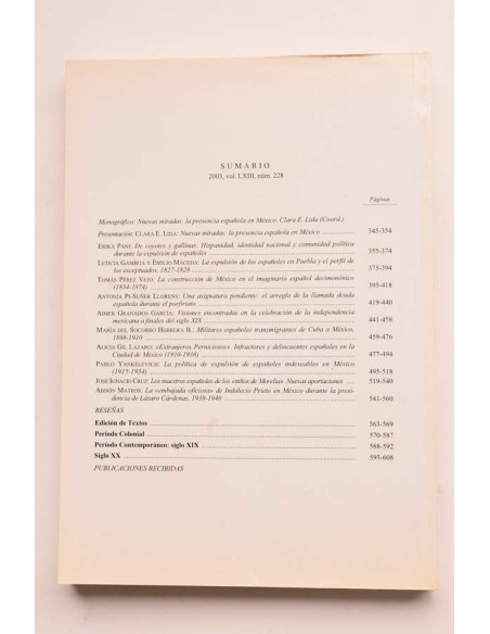 Revista de Indias. Vol. LXIII, nº 228, mayo - agosto, 2003