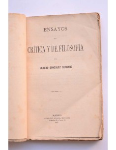 Ensayos de crítica y de filosofía 2