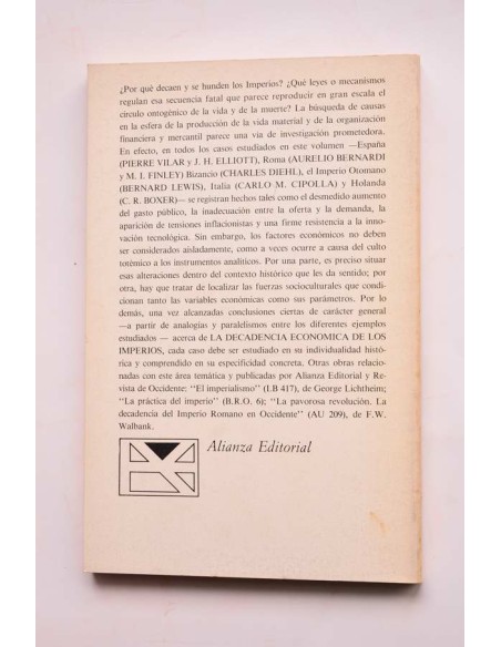 La decadencia económica de los imperios