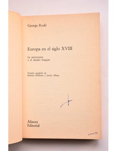 Europa en el siglo XVIII. La aristocracia y el...