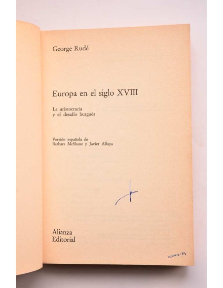 Europa en el siglo XVIII. La aristocracia y el desafío burgués