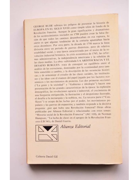 Europa en el siglo XVIII. La aristocracia y el desafío burgués