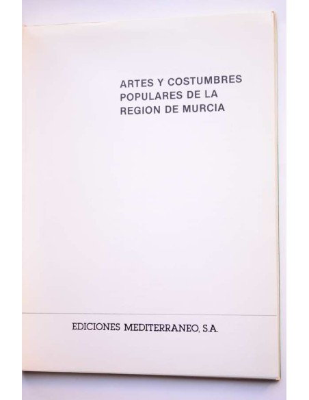 I Jornada de Artes y costumbres populares de la Región de Murcia