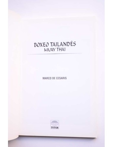 Boxeo tailandés. Muay Thai