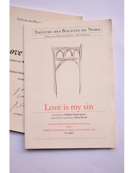 Love is my sin (livret)