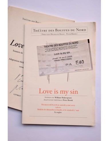Love is my sin (livret)
