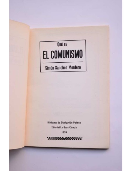 Qué es el comunismo