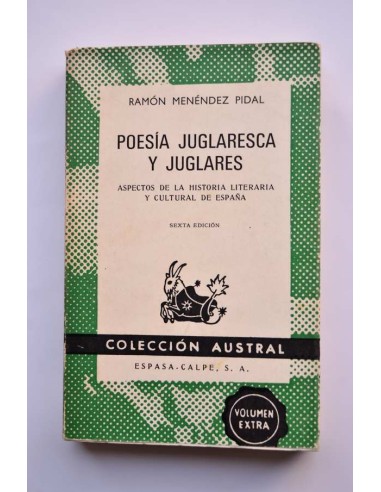 Poesía juglaresca y juglares