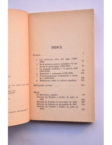 Aproximación a la España contemporánea 1898 - 1975