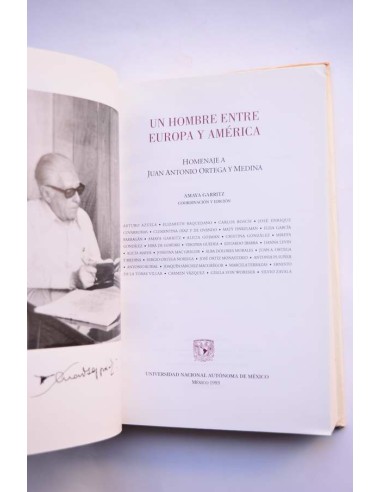 Un hombre entre Europa y América. Homenaje a...
