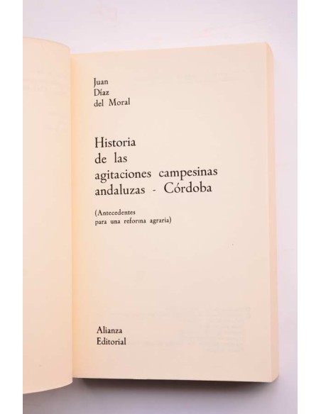 Historia de las agitaciones campesinas andaluzas - Córdoba