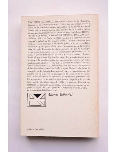 Historia de las agitaciones campesinas...