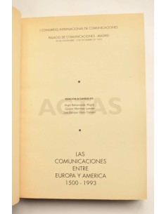 Las comunicaciones entre Europa y América 1500 - 1993 2