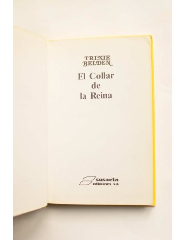 Trixie Beldien. El collar de la reina