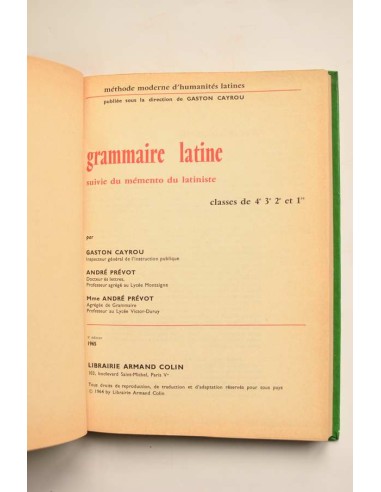 Grammaire latine