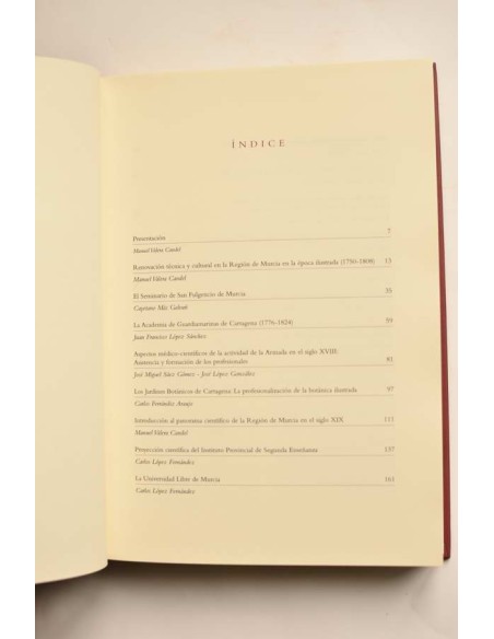 Ciencia e instituciones científicas en la Región de Murcia (1750 - 1936)