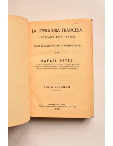 Historia de la literatura francesa ilustrada...