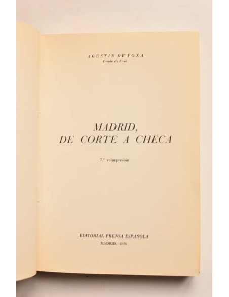 Madrid de Corte a Checa