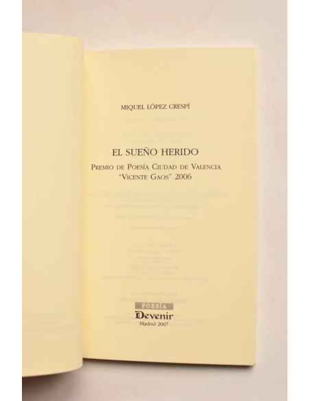 El sueño herido