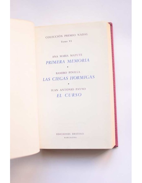 Primera memoria - Las ciegas hormigas - El curso