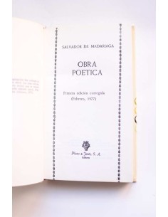 Salvador de Madariaga. Obra poética 2